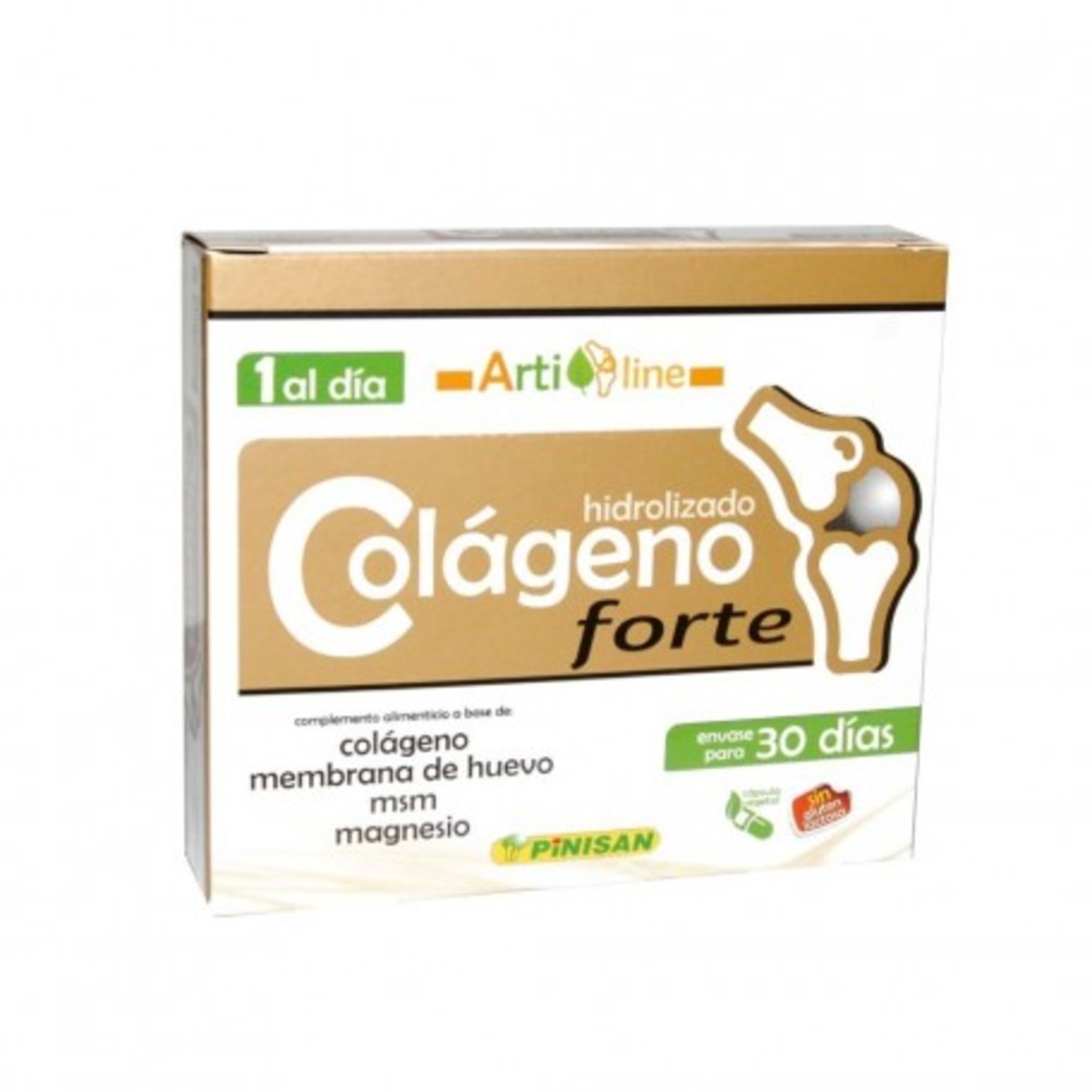 Colágeno Hidrolizado Forte 30 Cápsulas Pinisan