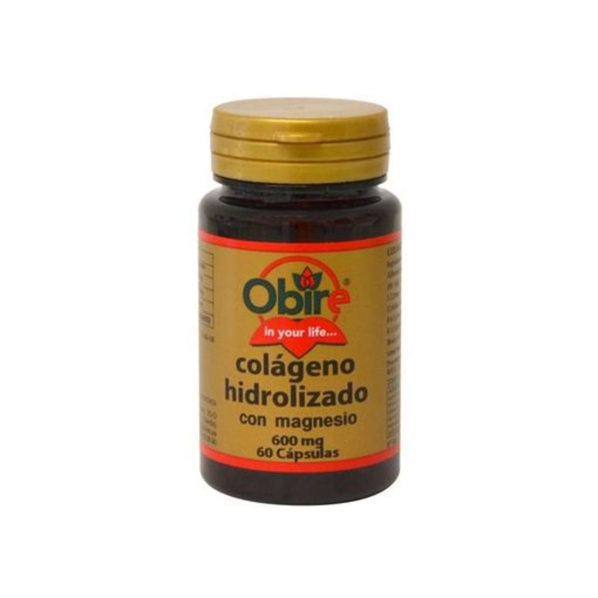 Colágeno Hidrolizado + Magnesio 600 Mg 60 Cápsulas Obire