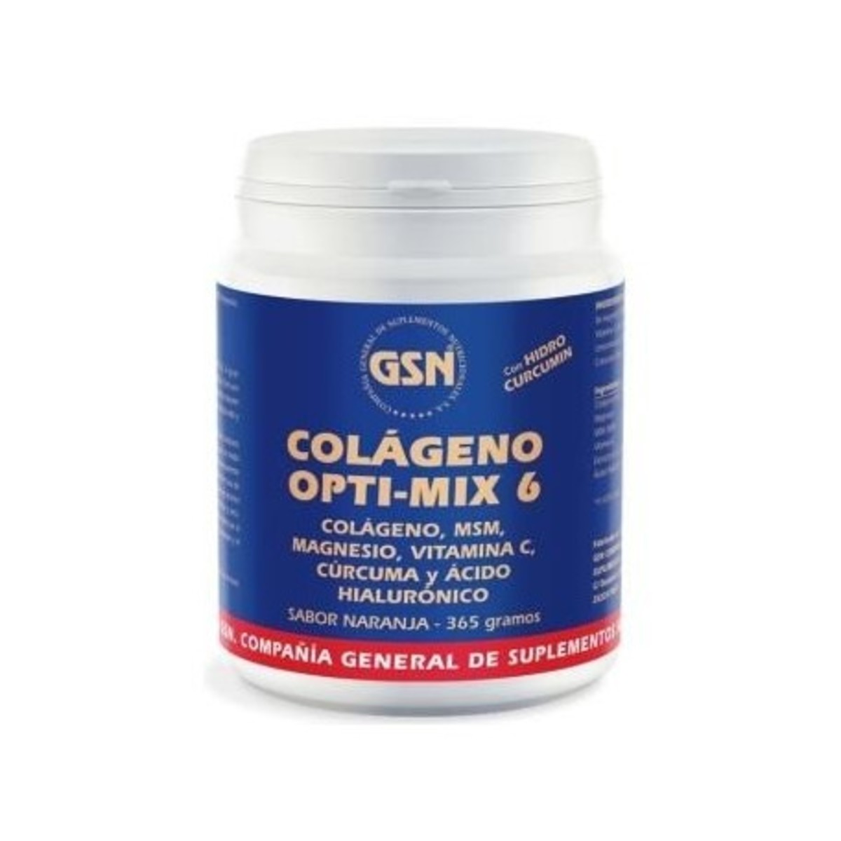 Colágeno Opti-mix 6 GSN – 365g