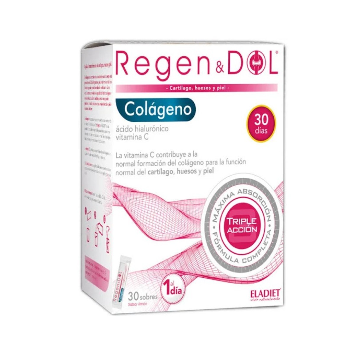 Colágeno Regen&Dol 30 sobres Sabor Limón Eladiet