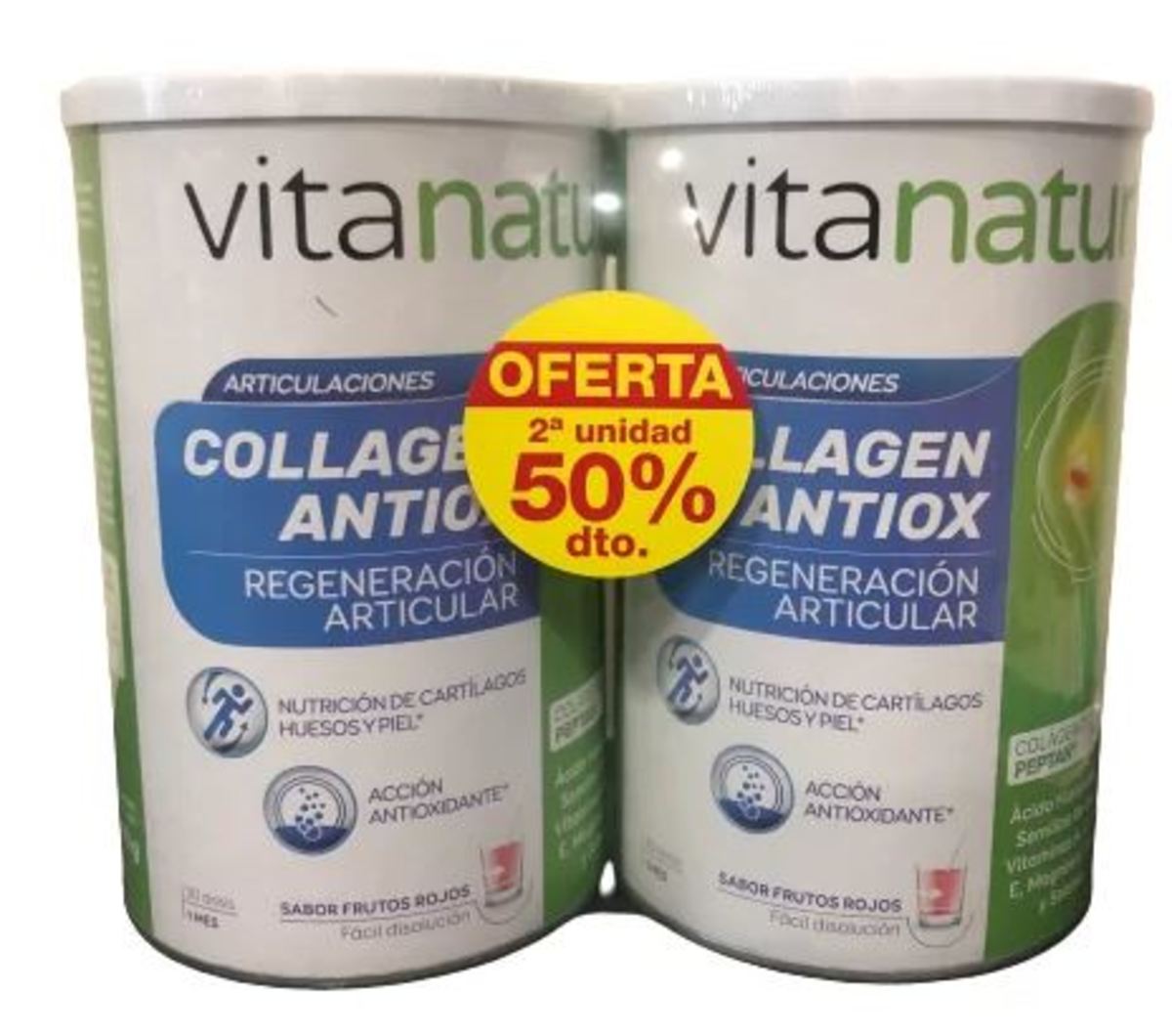 Colágeno Vitanatur Collagen Antiox 2x360gr Duplo