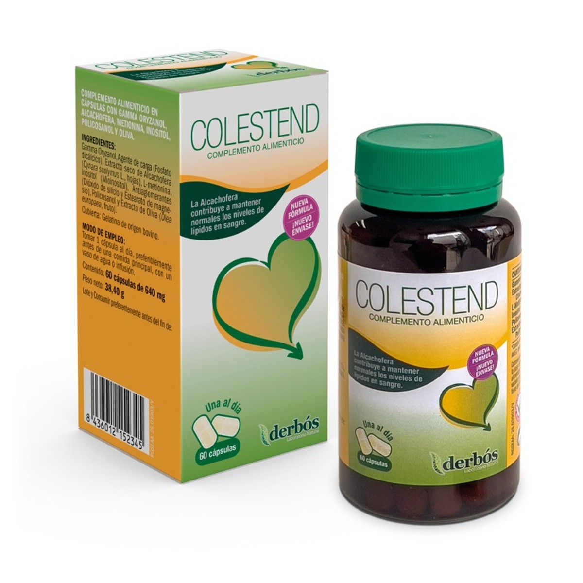 Colestend 60 cápsulas Derbós