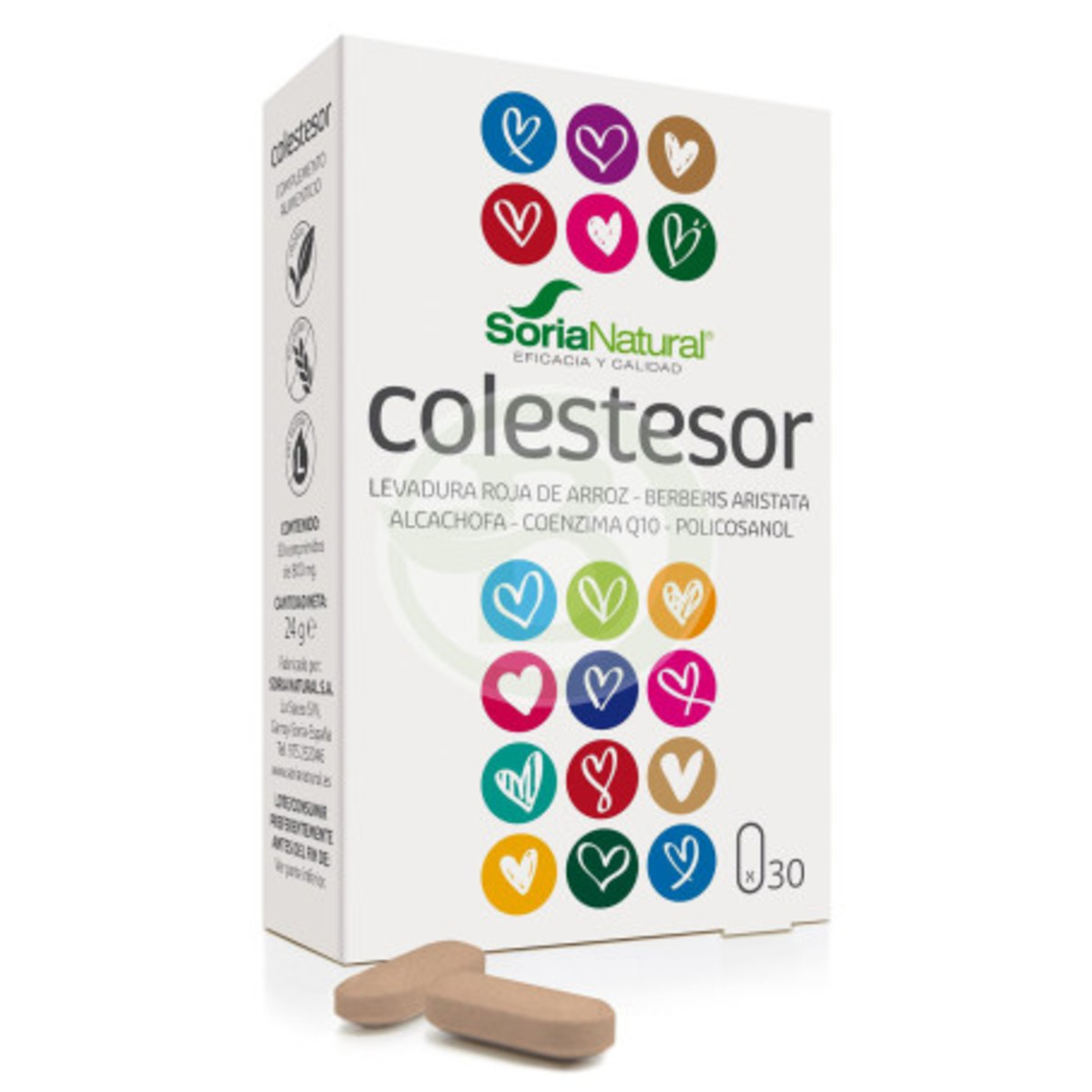 Colestesor 30 comprimidos – Soria Natural