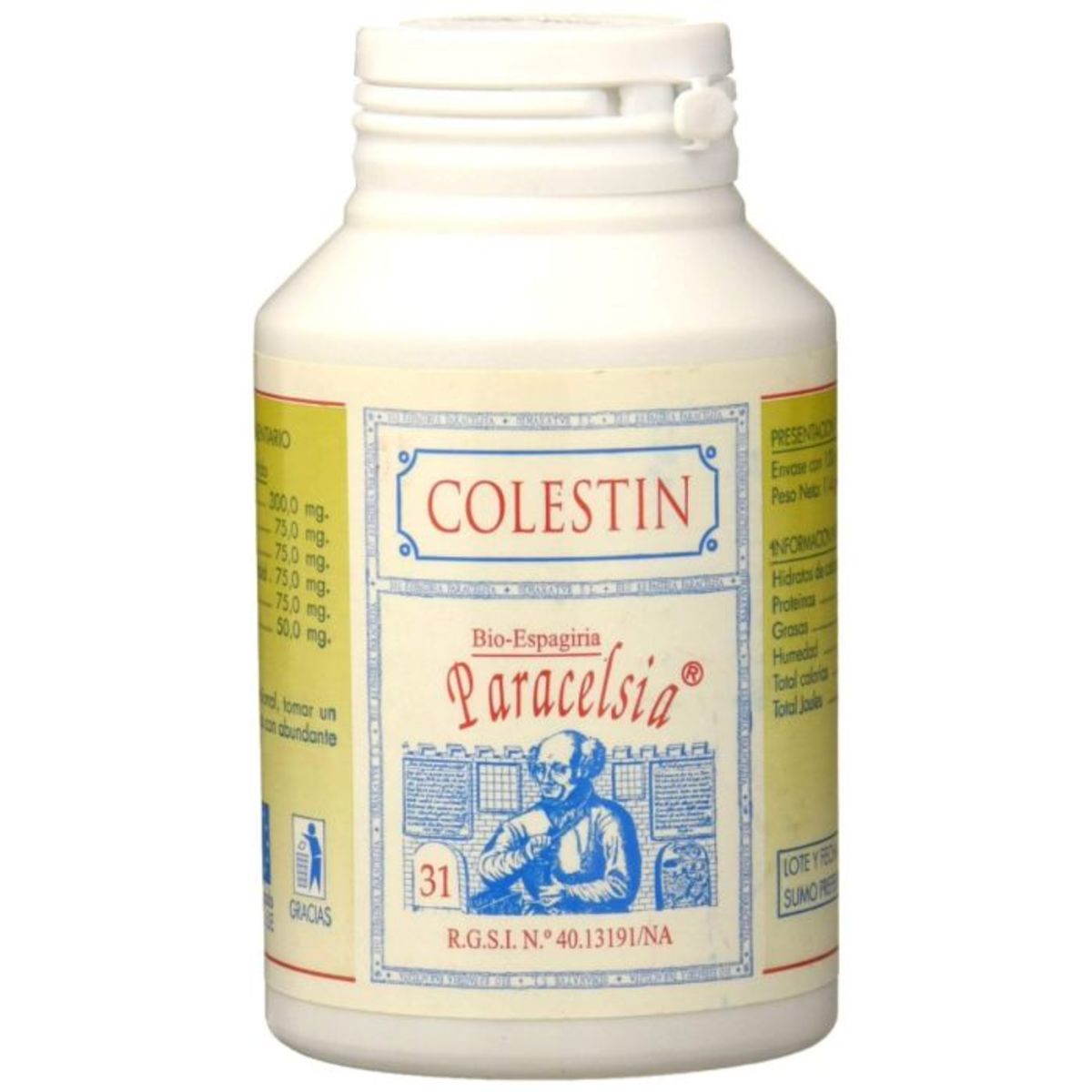 Colestin 31 120 comprimidos – Paracelsia