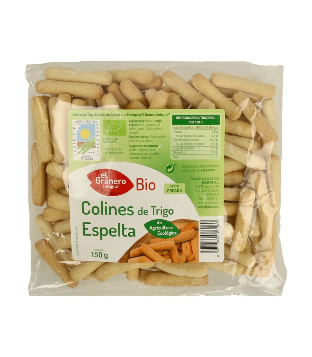 Colines de trigo espelta Bio El Granero Integral – 150g