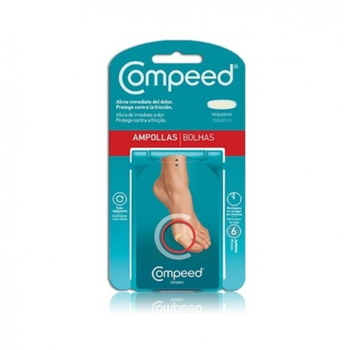 Compeed Ampollas Hidrocoloide T- Peq 6 U