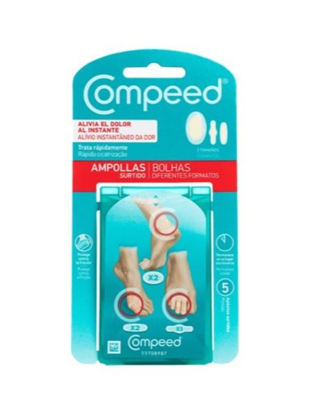 Compeed ampollas surtido 3 tamaños – 5 unidades