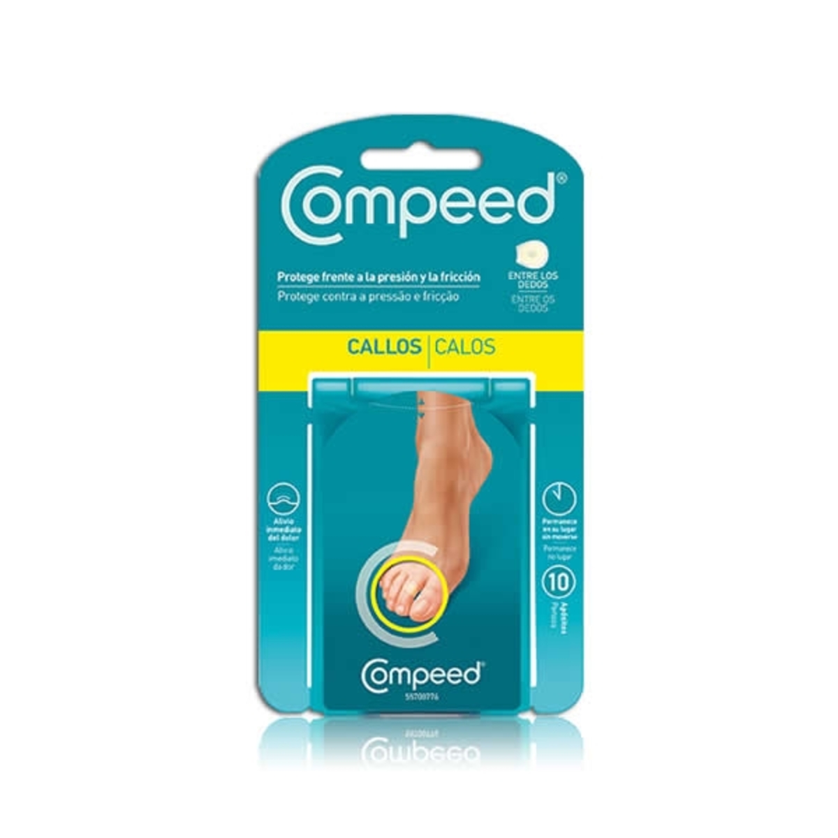 Compeed Calos Hidrocoloide Entre Dedos 10 U