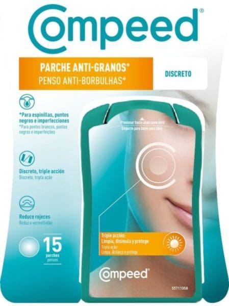 Anti-Acne Adesivo Discreto 15 Unidades