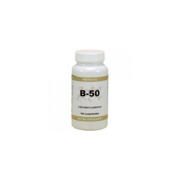 Complex B-50 100 Comprimés Ortocel Nutri-therapy