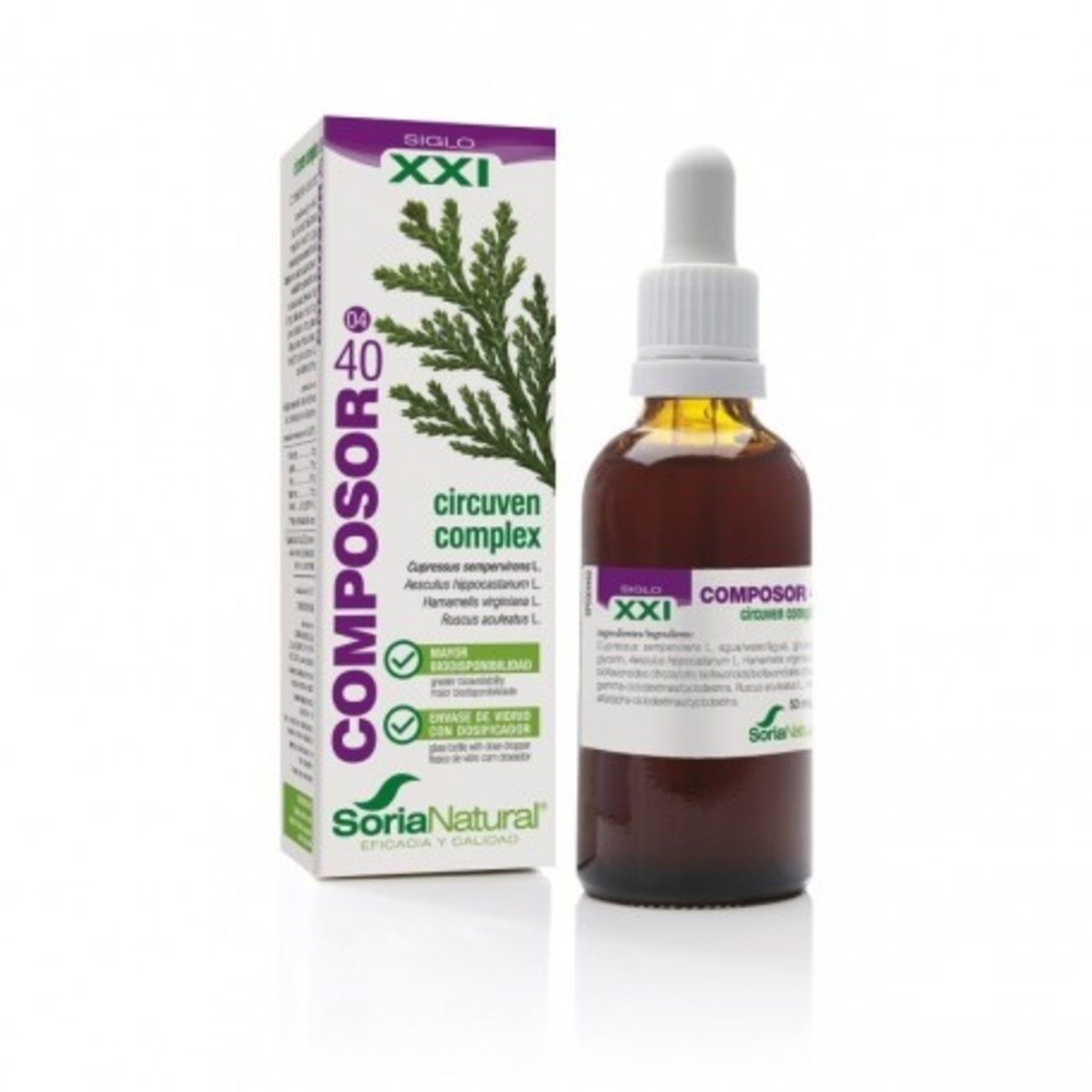 Soria Natural Composor 40 Circuven Ruscus – 50ml