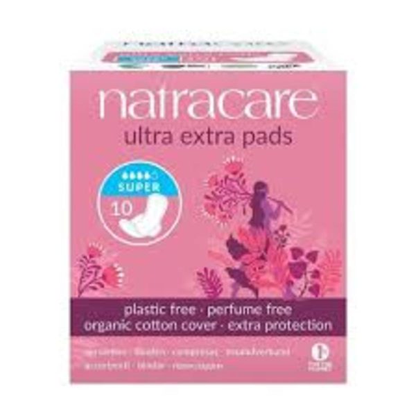 Kompressen Ultra extra super Flügel 10 ud – Natracare