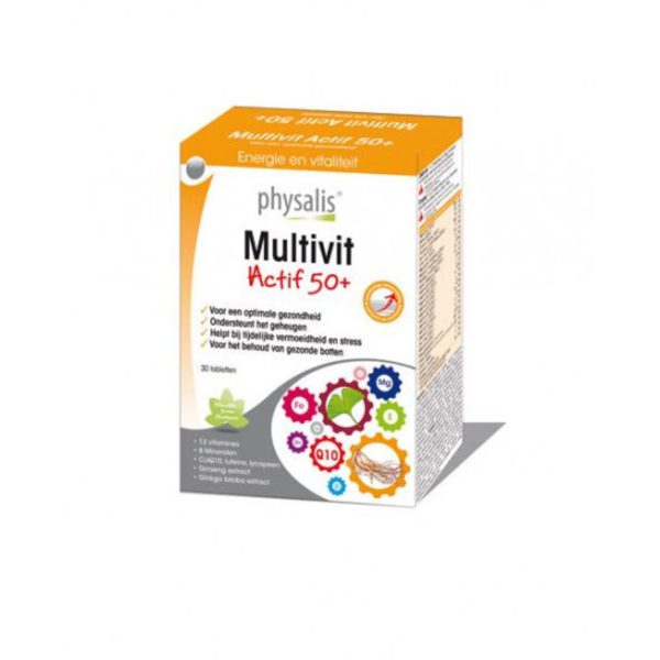 Composés Multivit Actif 50+ 30 Comprimés Physalis