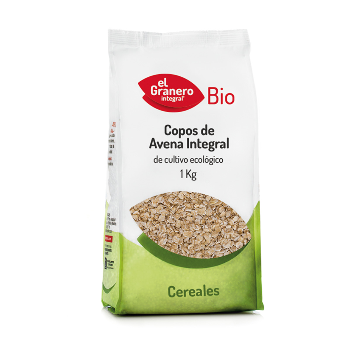 Copos de Avena Integral Bio 1 kg El Granero