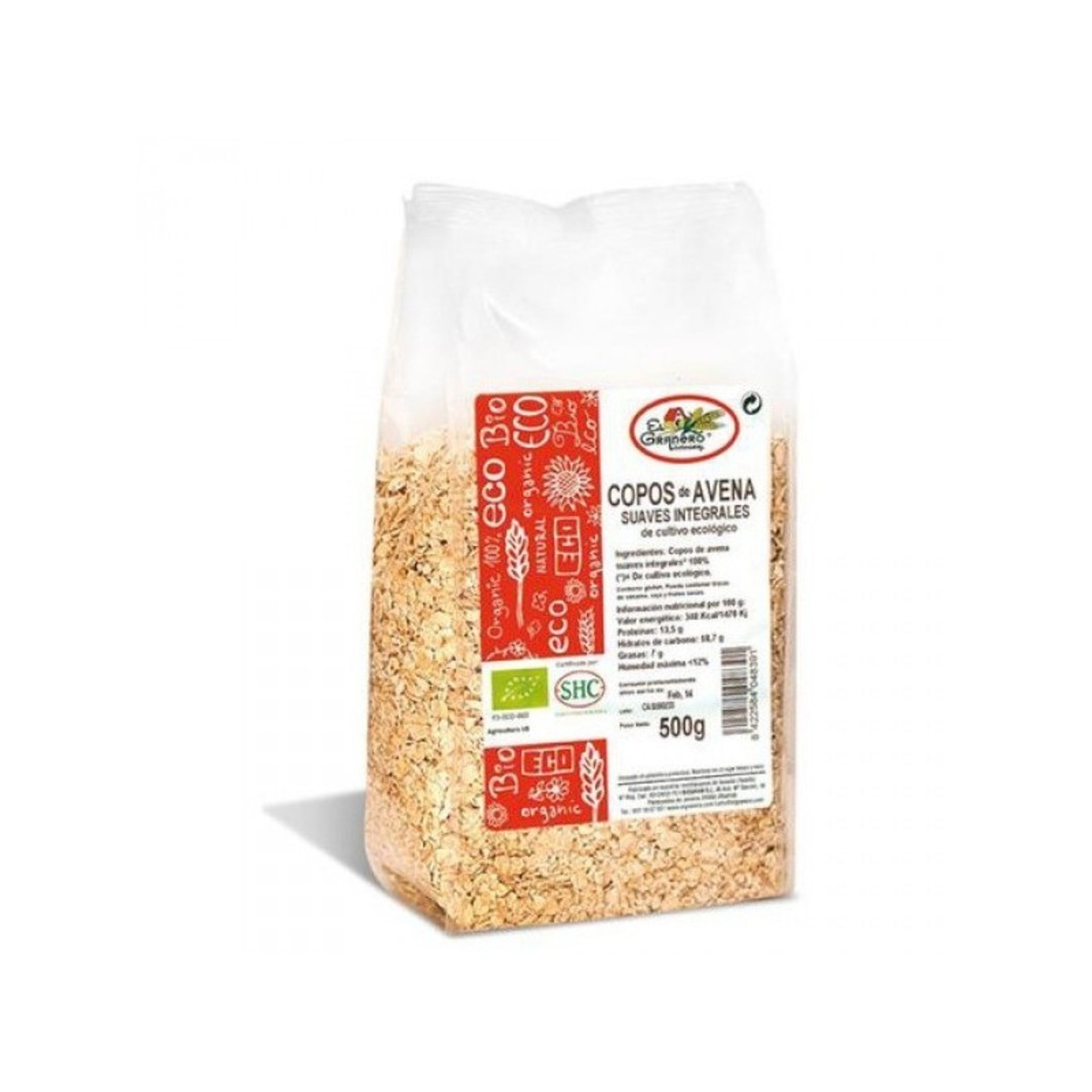 Copos de Avena Integrales Bio El Granero – 500g