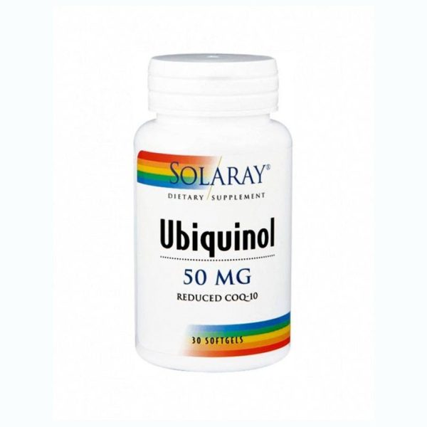 CoQ-10 Ubiquinol 50 mg 30 Perles Solaray