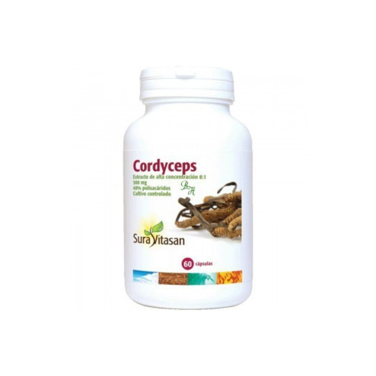 Cordyceps 500 mg 60 Cápsulas Sura Vitasan