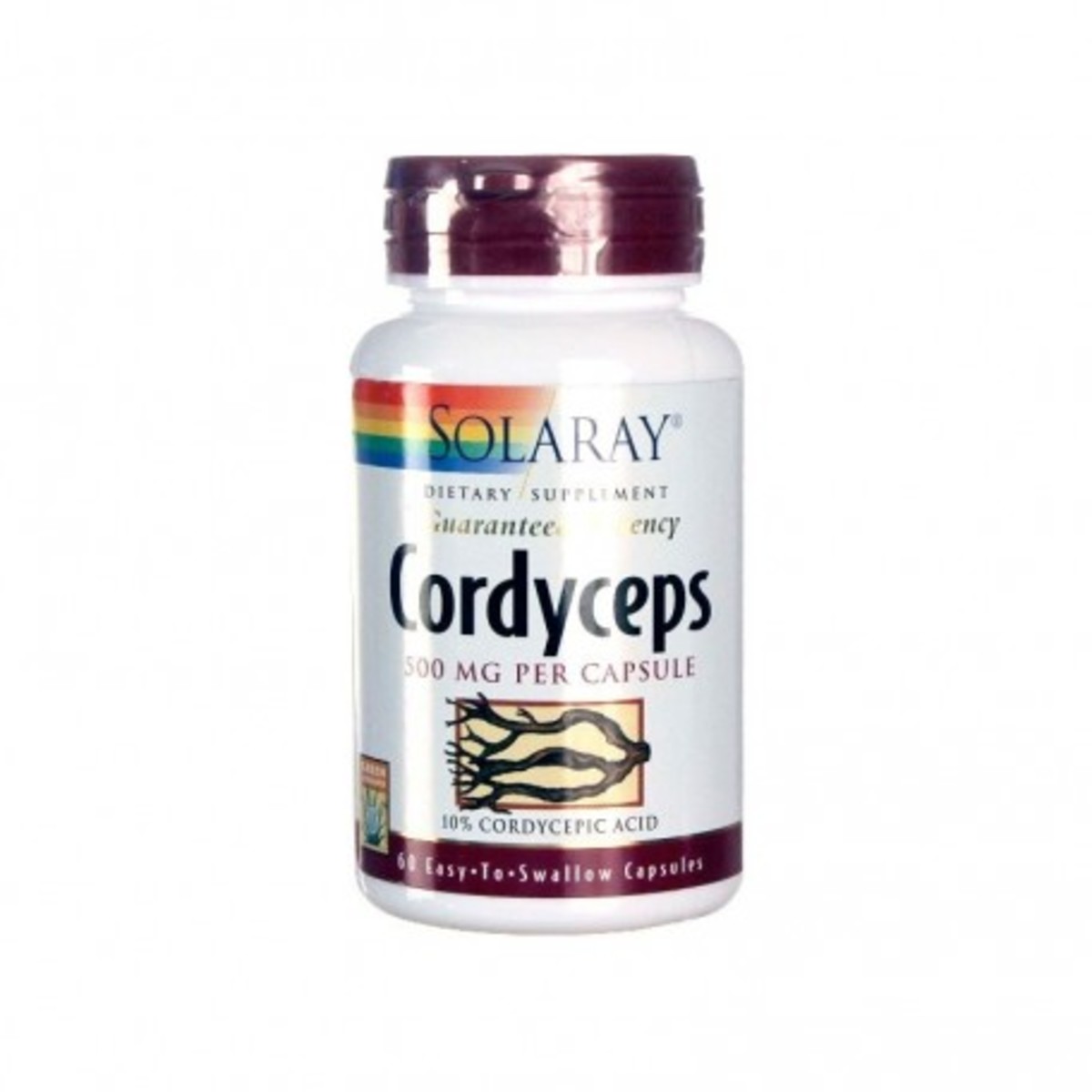 Cordyceps (extracto) 500 mg 60 Cápsulas Solaray