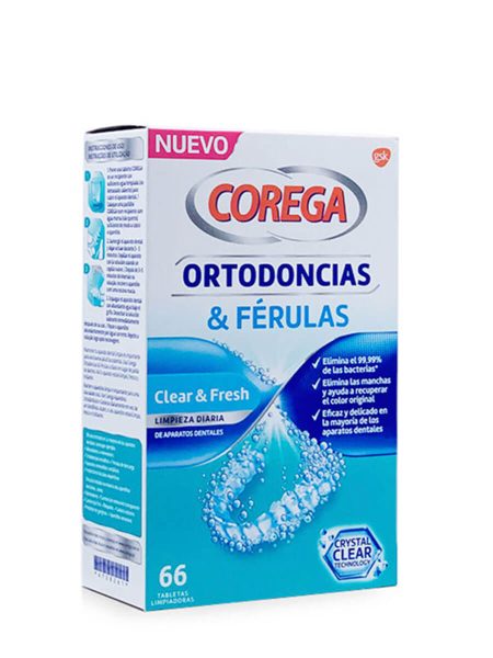 Corega orthodontie & beugels 66 tabletten