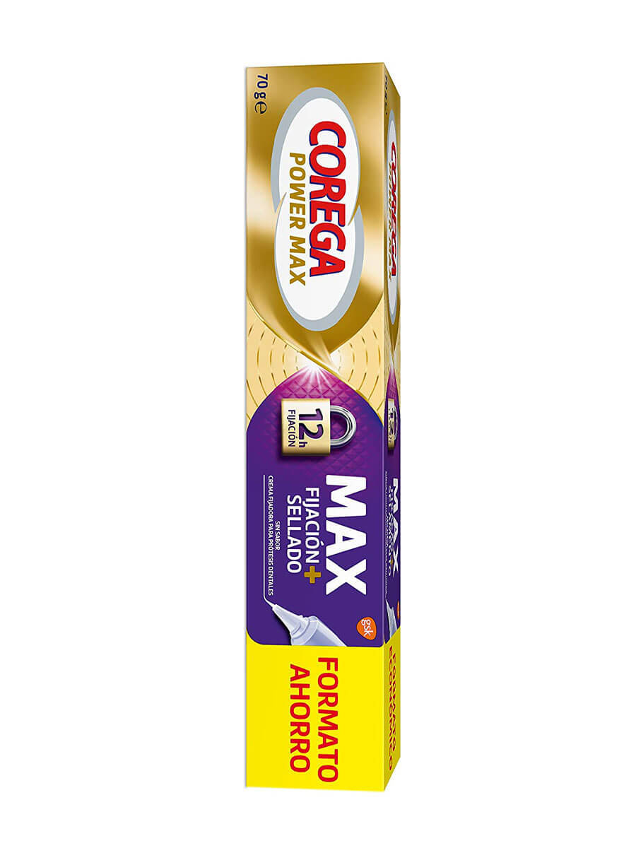 Corega power max máximo sellado sin sabor 70gr
