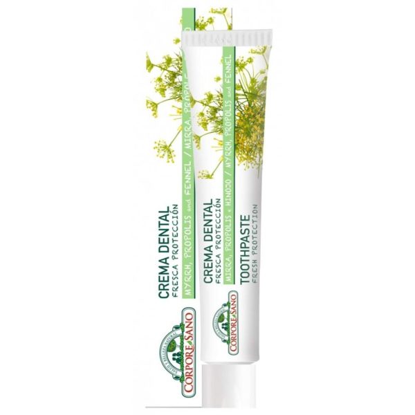Corpore Sano Crème Dentaire Propolis Myrrhe et Fenouil – 75ml