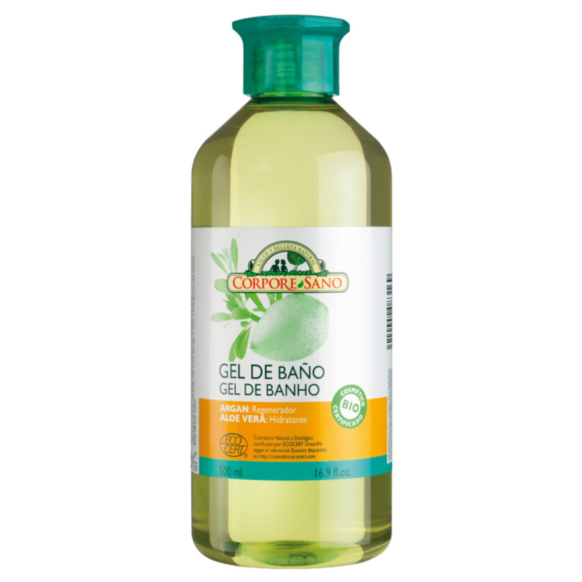 Corpore Sano Gel Baño Hidratante Argán Aloe Vera – 500ml