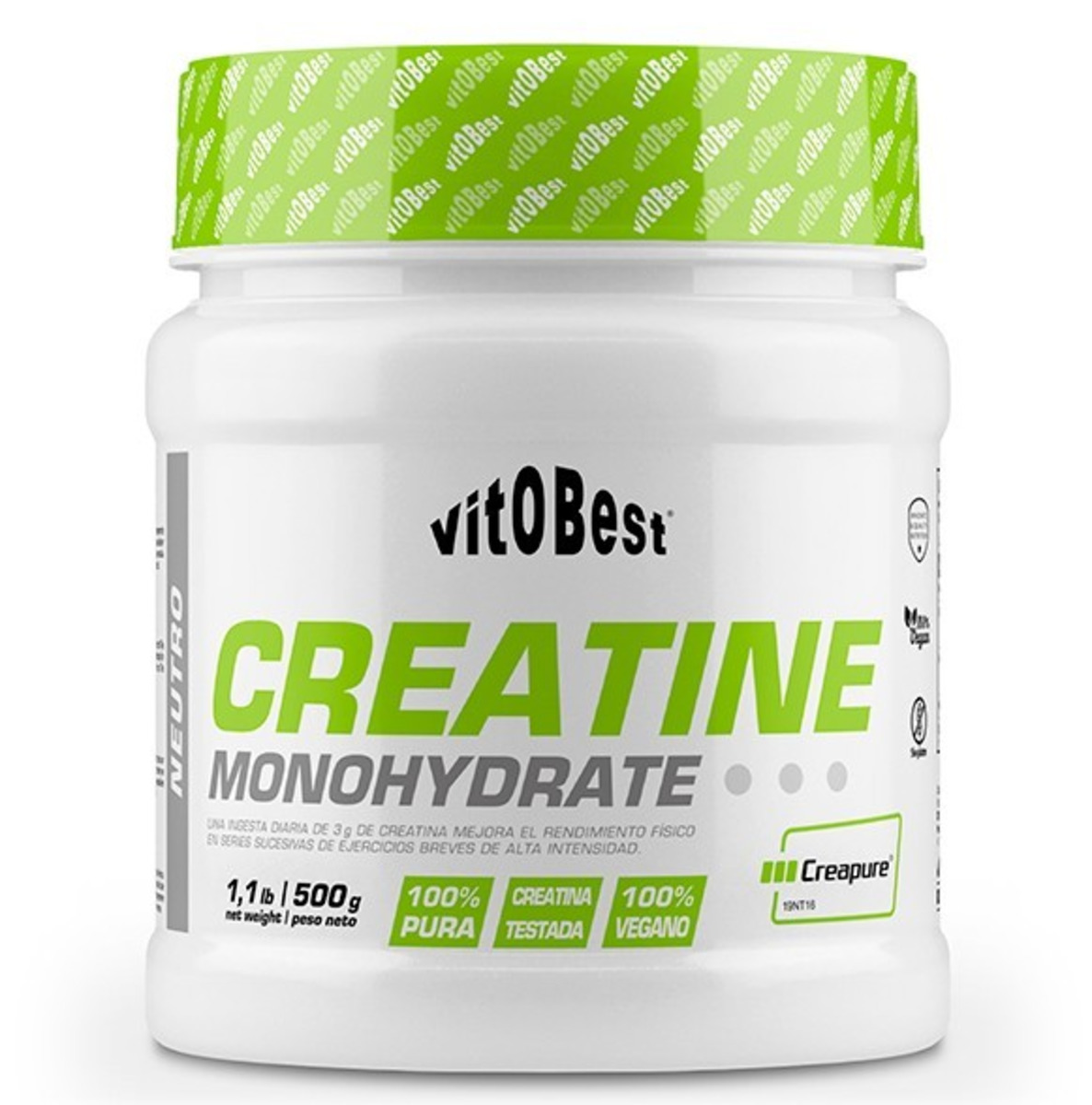 Creatina en polvo Neutra – Vitobest – 500g