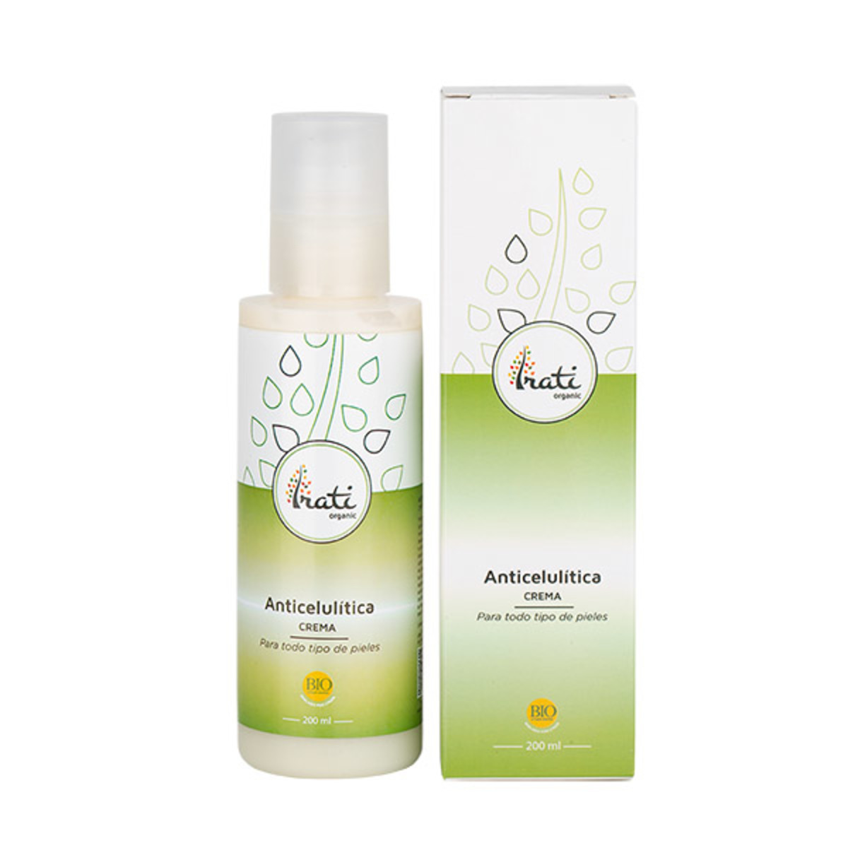 Crema anticelulítica BIO 200 ml Irati Organic