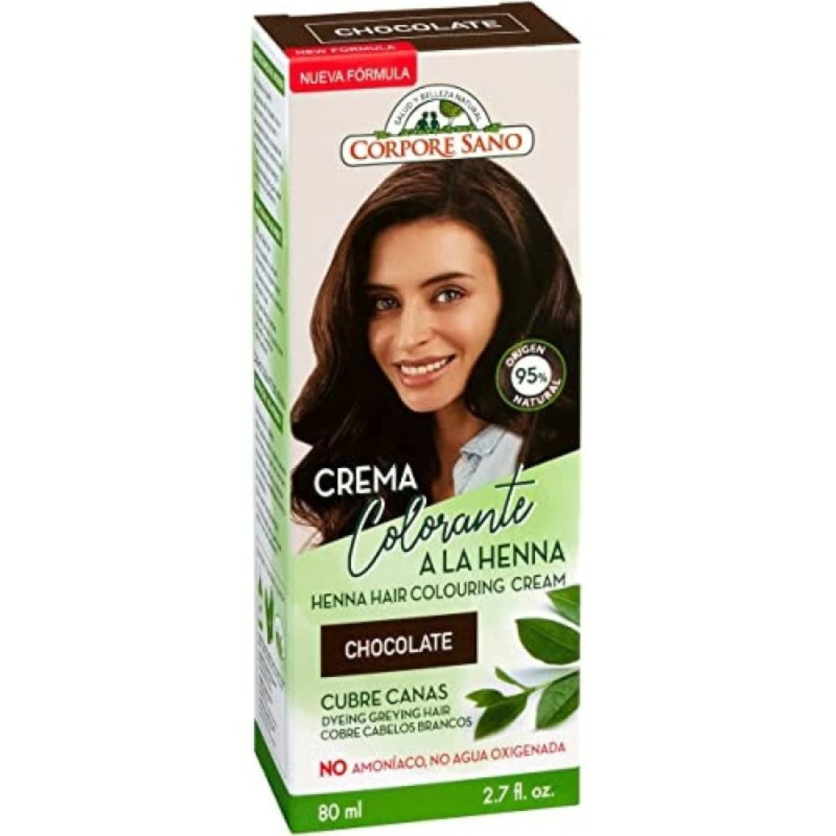 Crema Colorante Cabello Chocolate Corpore Sano – 80ml