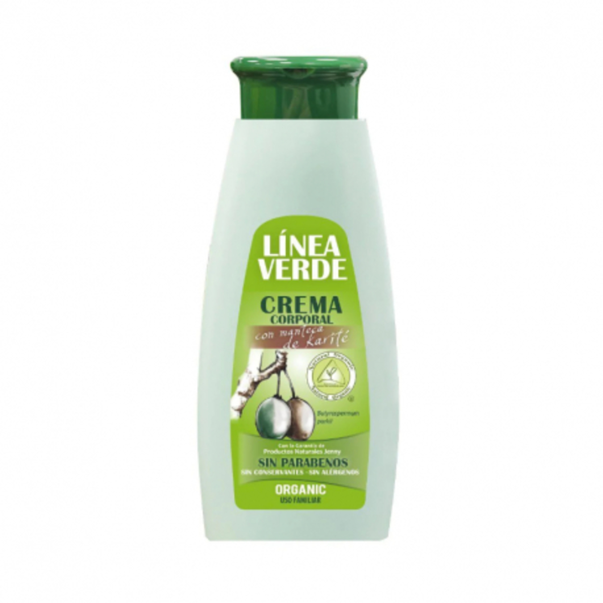Crema corporal Manteca de karité – Línea Verde – 400ml