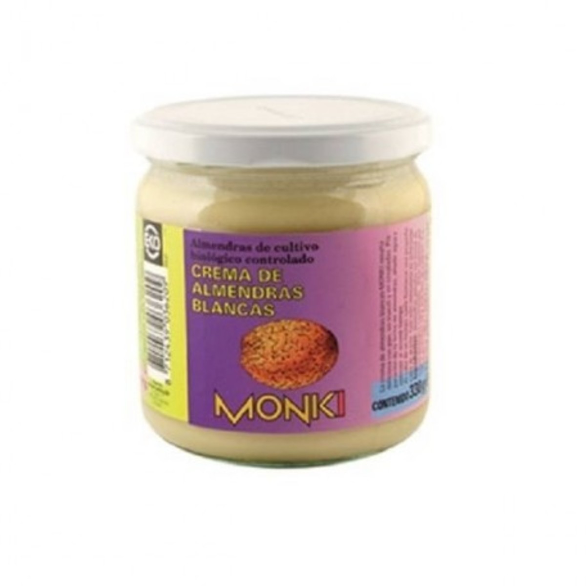 Crema De Almendras Blancas Monki Bio Monki – 330g