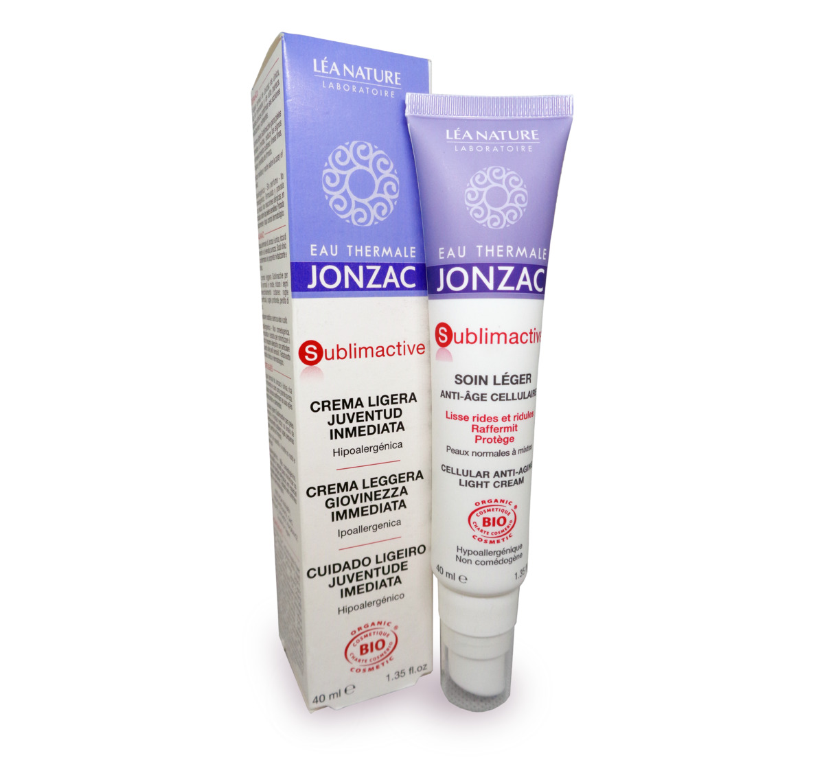Crema Facial Ligera Anti-Edad Sublimactive Jonzac – 40ml