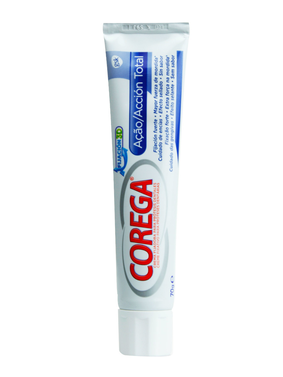 Crema Fijadora Corega Acción Total 70G