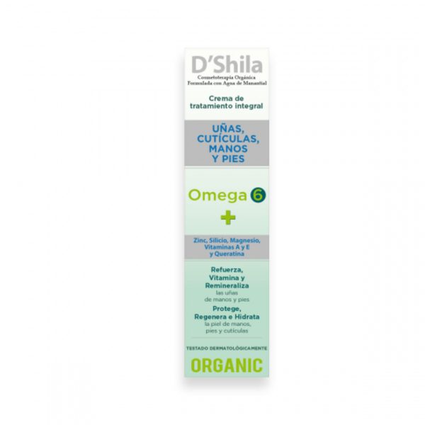 Handcrème Nagels Nagelriemen En Voeten Omega 6 Shila – 250ml