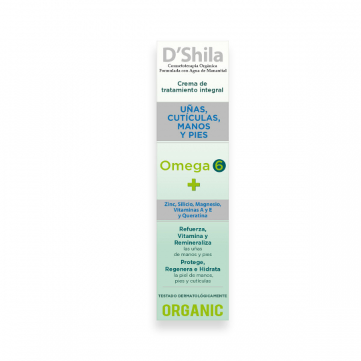 Crema Manos Uñas Cutículas Y Pies Omega 6 Shila – 250ml
