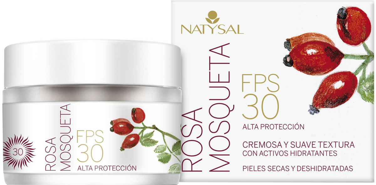 Crema Rosa Mosqueta SPF30 – Natysal – 50ml