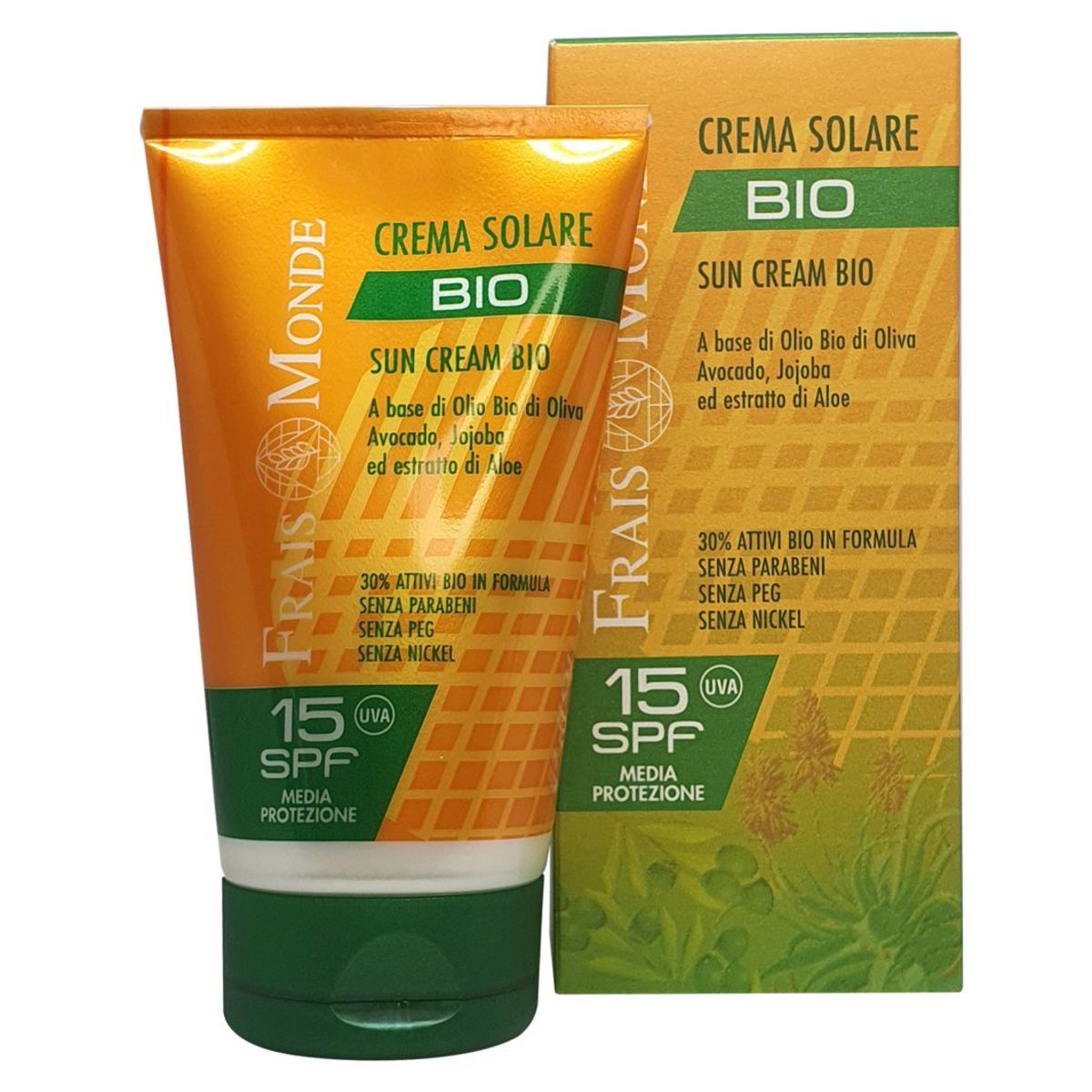 Crema Solar Bio SPF15 – Frais Monde – 150ml