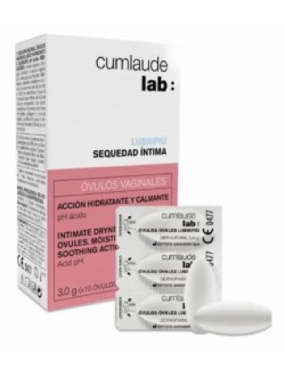 Laboratório CUmlAUDE Lubripiú 10 Óvulos Vaginais