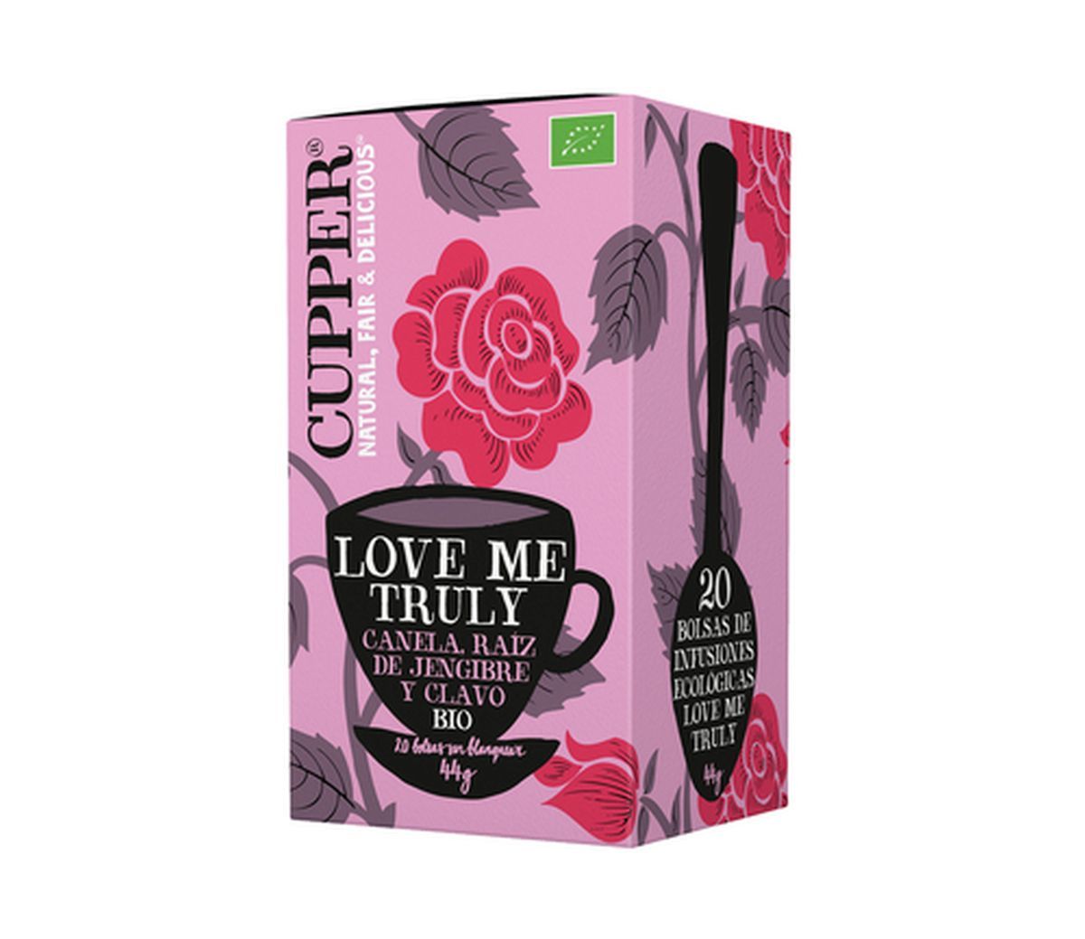 Cupper Infusión Love Me Truly Bio 20 Bolsas
