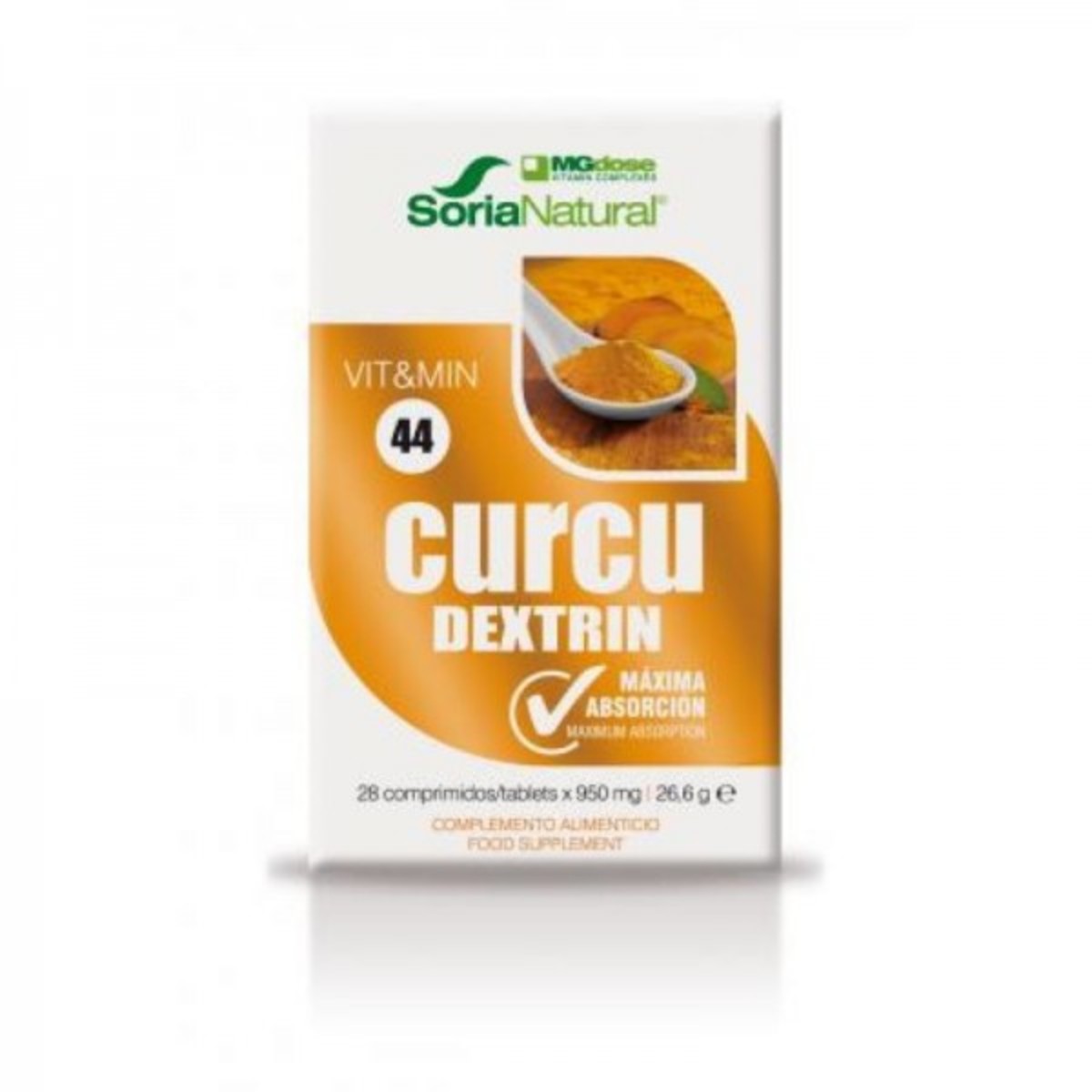 Curcu Dextrin 28 Comprimidos Mgdose