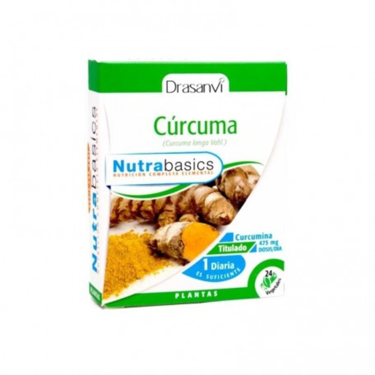 Cúrcuma 24 Cápsulas Nutrabasics Drasanvi