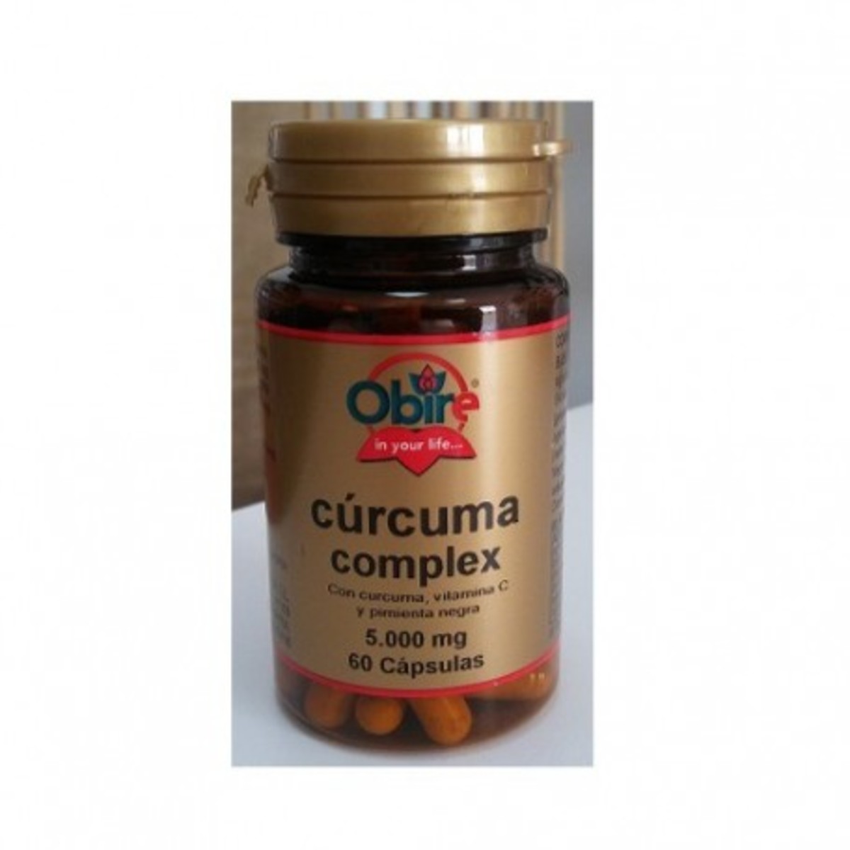 Cúrcuma Complex 5000 mg 60 Capsulas Obire