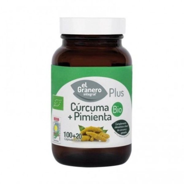 Curcuma + Pepe Bio 440 mg 120 capsule El Granero Integral