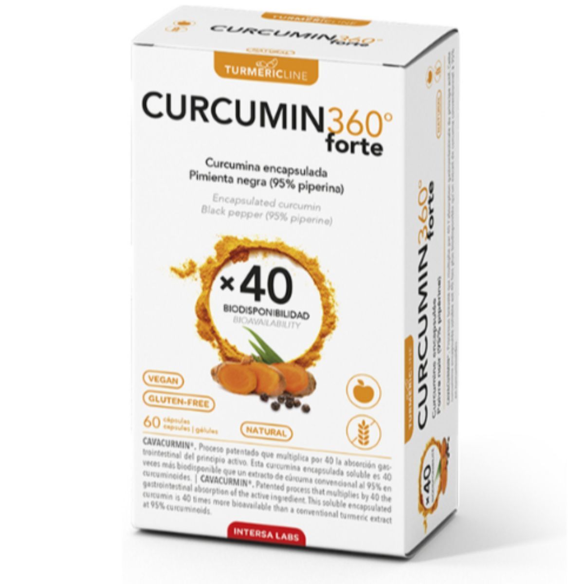 Curcumin 360 Forte 60 cápsulas Intersa