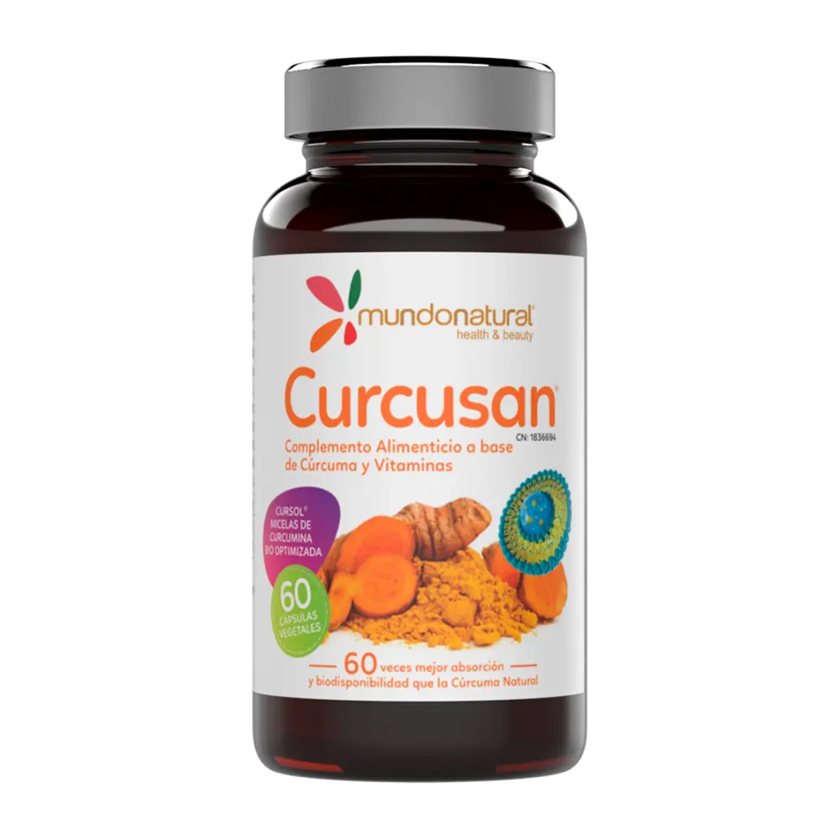 Curcusan 60 cápsulas Mundo Natural