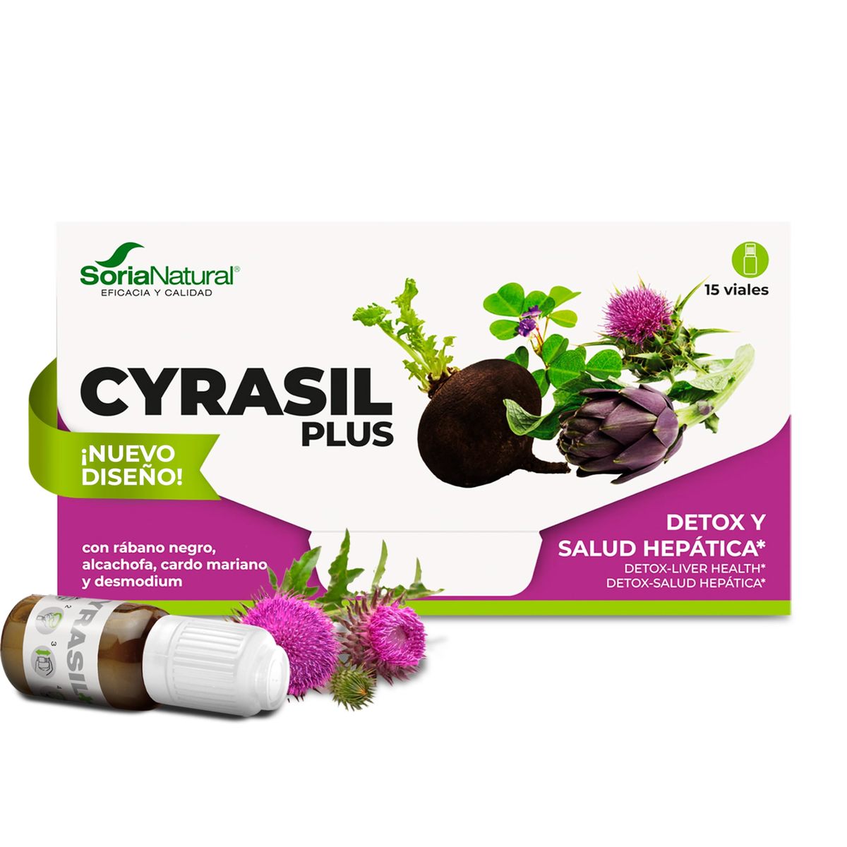 Cyrasil 15 Viales Plus Soria Natural