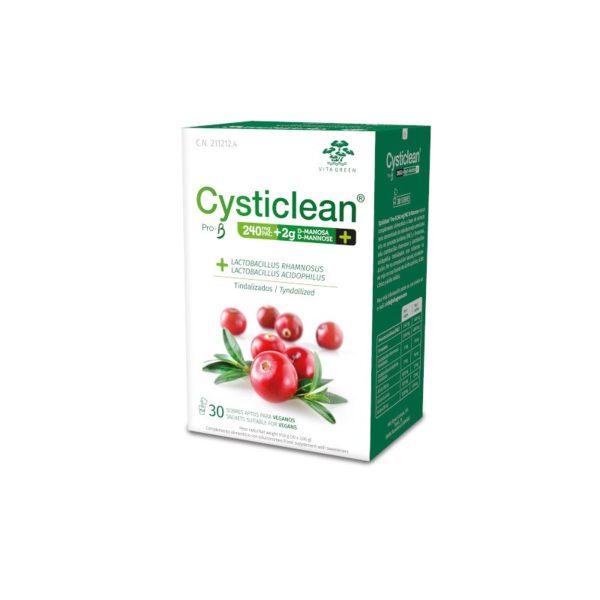 Cysticlean Prob und D-Manosa 240Mg Packung und Rote Cranberry Beutel 30 Stk