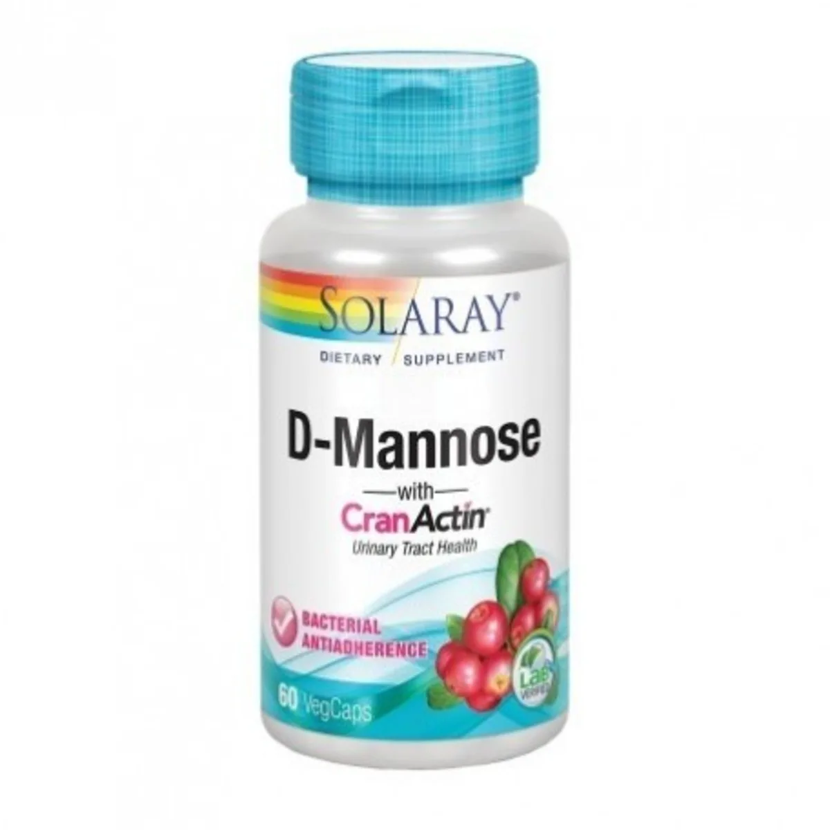 D-manosa/Crananctin 60 Kapseln Solaray