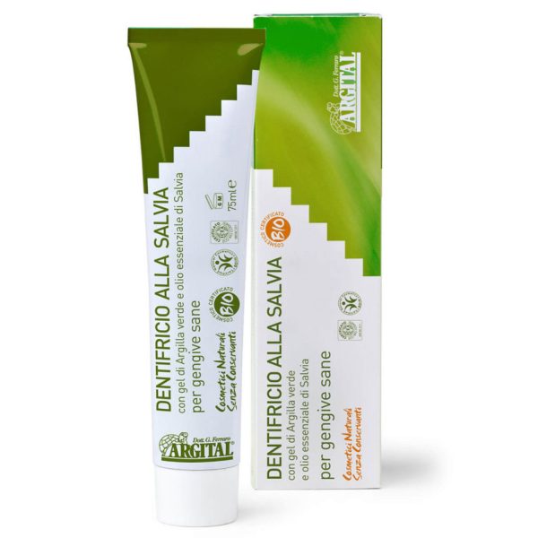 Dentifrice spécial sauge bio Argital – 75ml