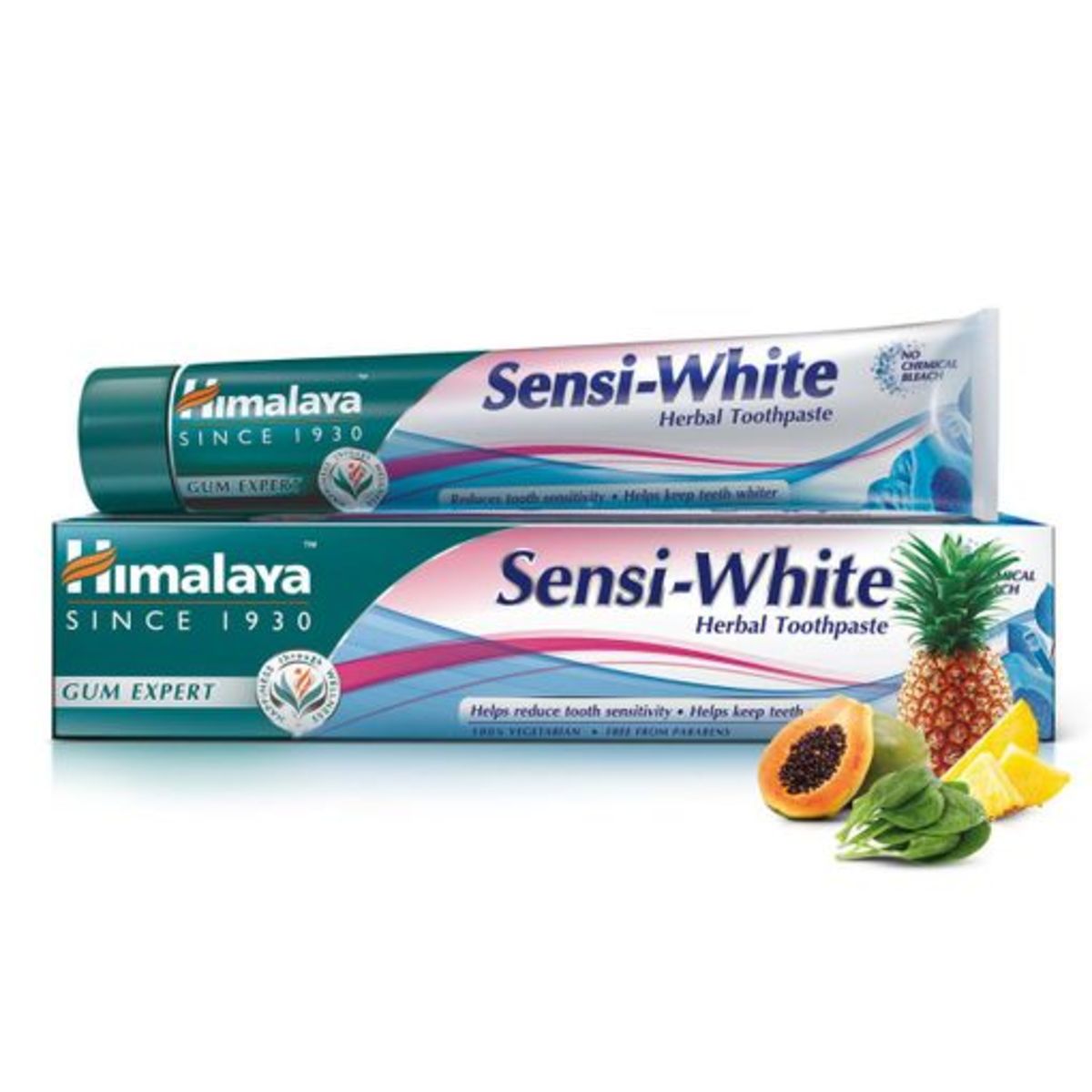 Dentífrico Sensibilidad Blanqueador pure Herbes Himalaya – 100ml